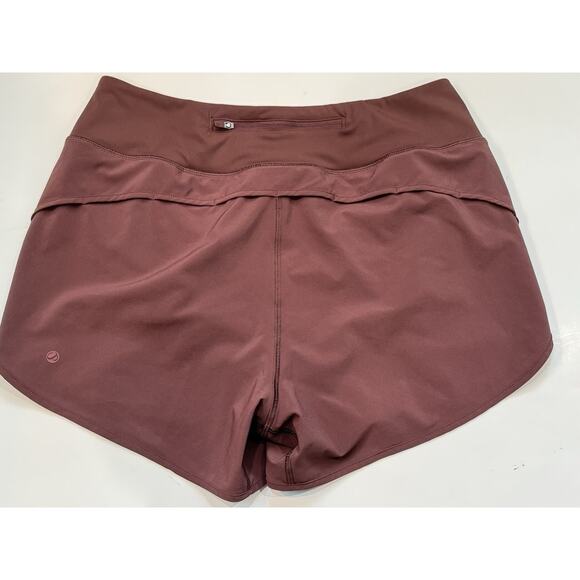 CRZ Yoga Women’s Running Active Workout Shorts Plum Large - Picture 6 of 9